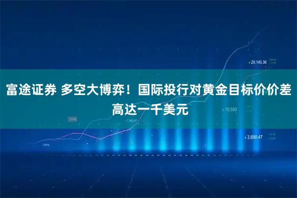 富途证券 多空大博弈！国际投行对黄金目标价价差 高达一千美元